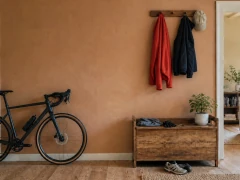 Artwork shown in a hallway